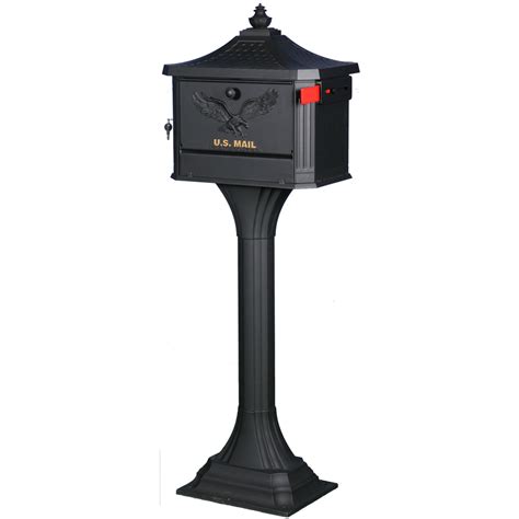 It is designed for use with mailboxes. . Mailbox stand lowes